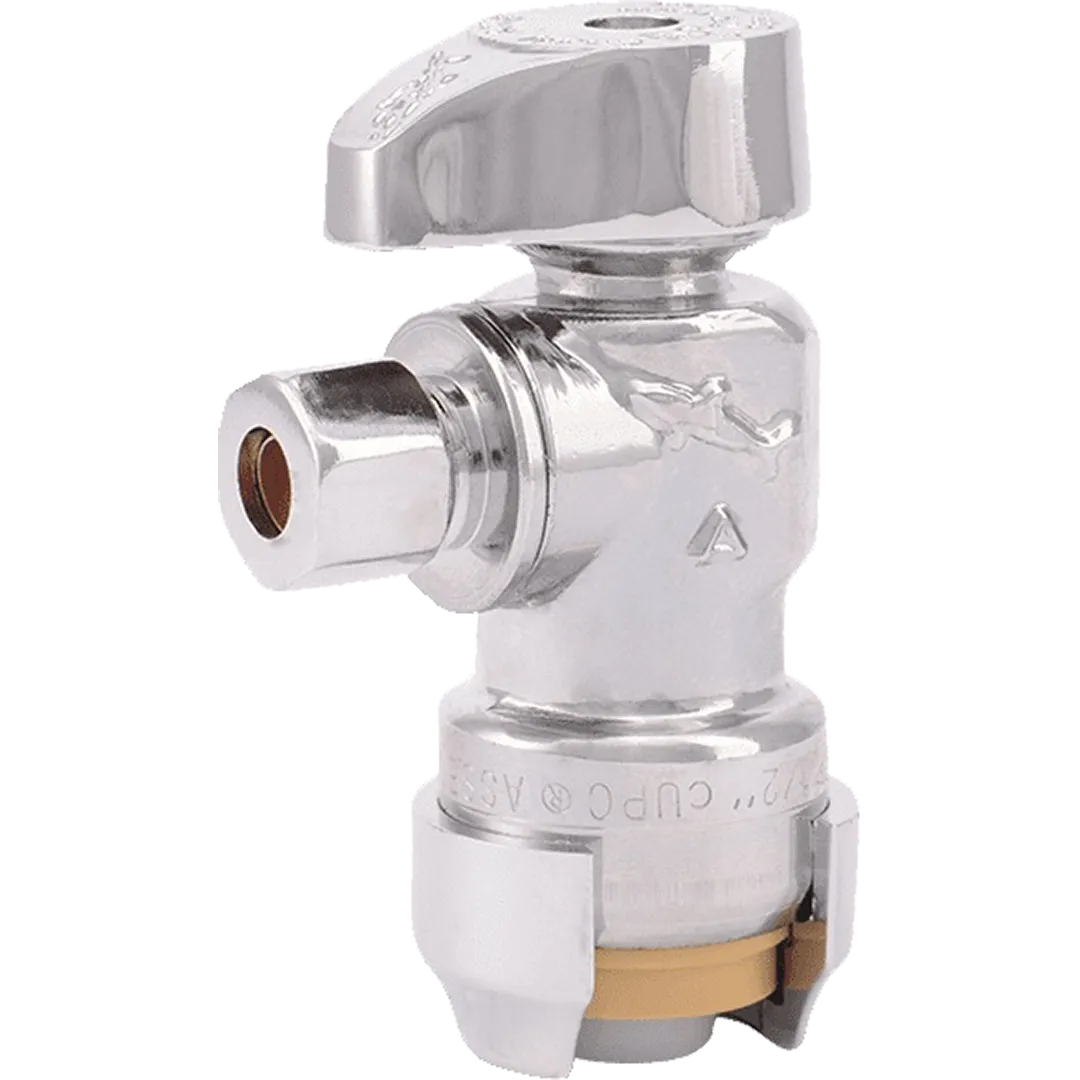 SHARKBITE SHARKBITE Chrome Plated Angle Stop Valves