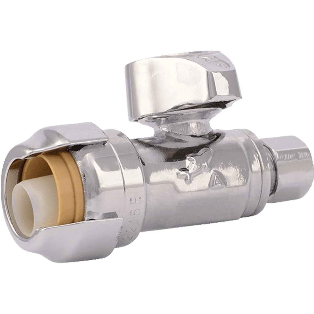 SHARKBITE SHARKBITE Chrome Plated Straight Stop Valves