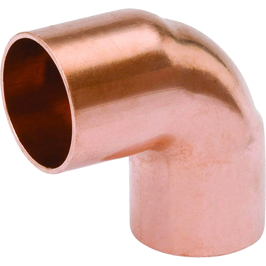 Copper Refrigerant 90° Elbows - Long Turn Copper Refrigerant 90° Elbows - Long Turn