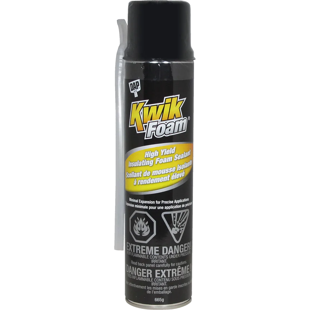 DAP DAP KWIK FOAM Polyurethane Insulating Foam Sealant DAP DAP KWIK FOAM Polyurethane Insulating Foam Sealant