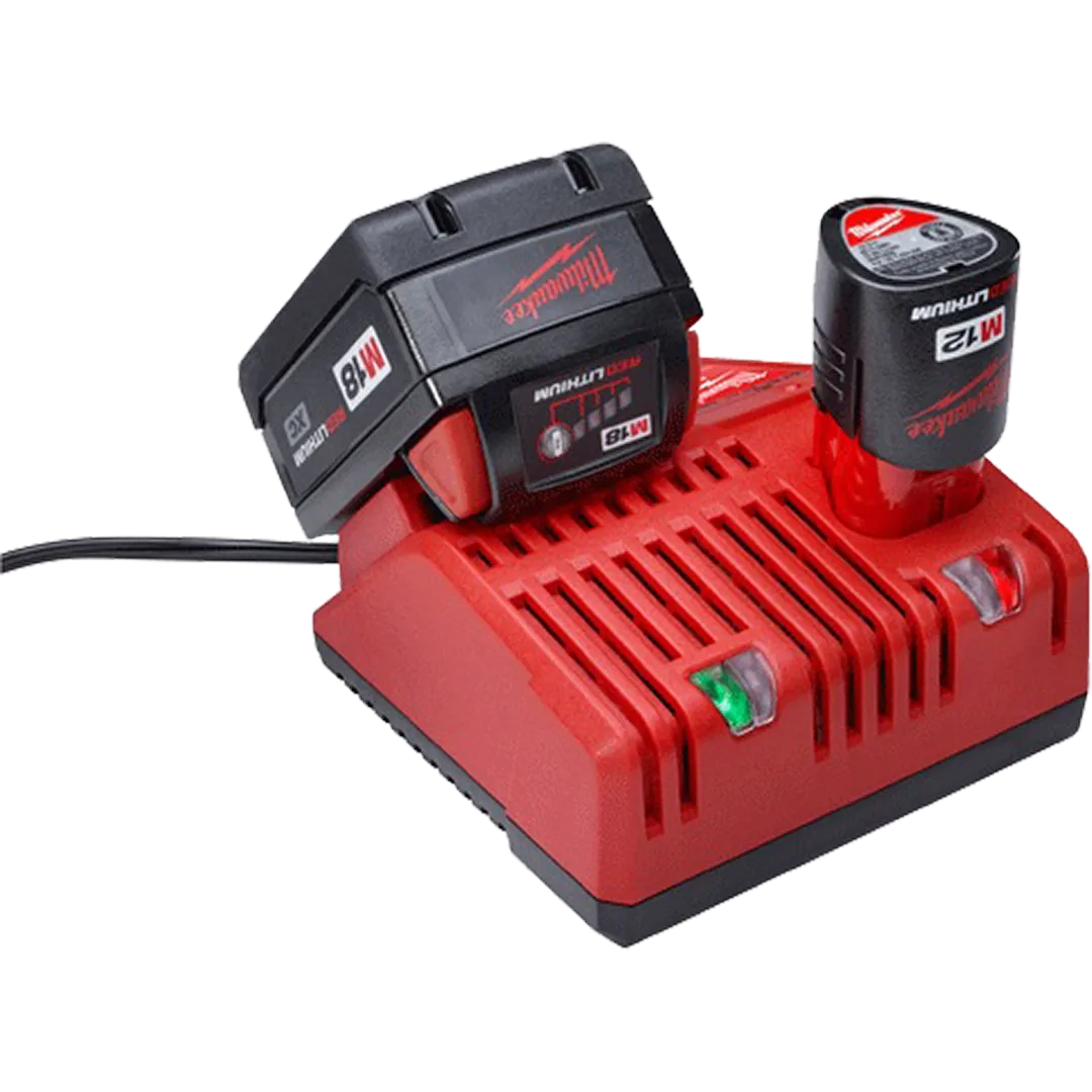 MILWAUKEE MILWAUKEE M18 & M12 Multi-Voltage Battery Charger MILWAUKEE MILWAUKEE M18 & M12 Multi-Voltage Battery Charger