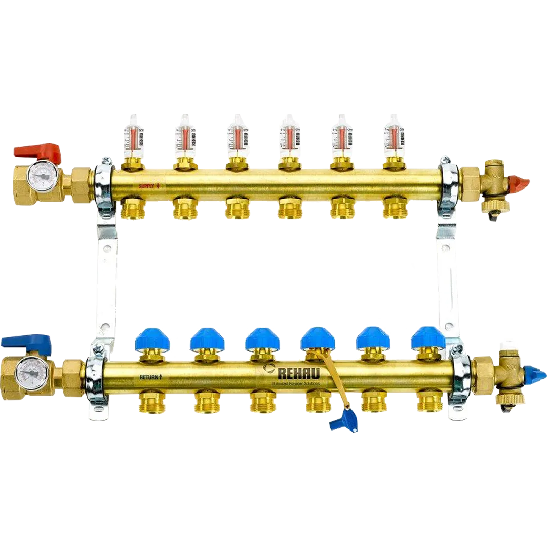 REHAU REHAU Pro-Balance 1" Brass Manifolds REHAU REHAU Pro-Balance 1" Brass Manifolds