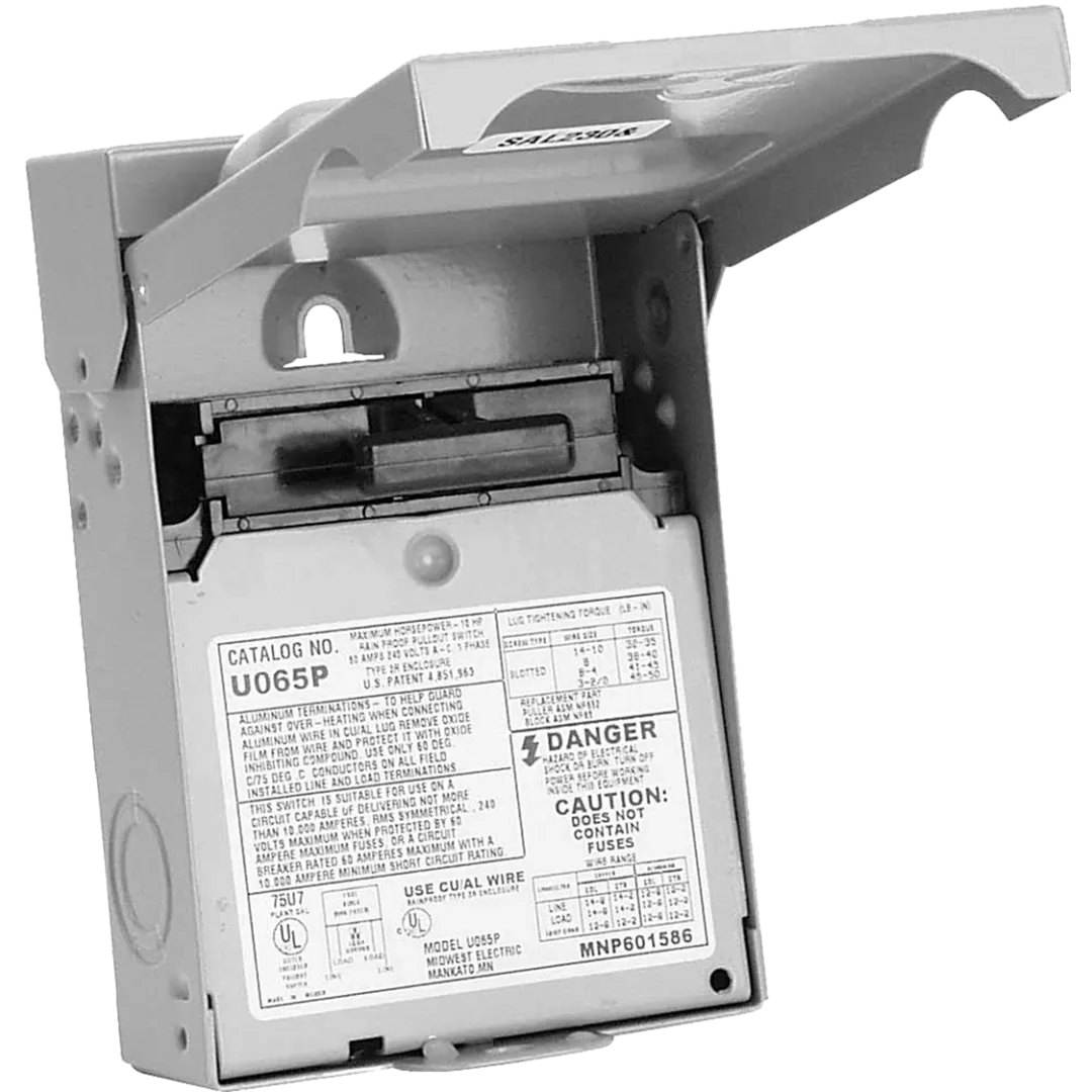 DIVERSITECH DIVERSITECH Pull-Out Non-Fusible Disconnect Switches DIVERSITECH DIVERSITECH Pull-Out Non-Fusible Disconnect Switches
