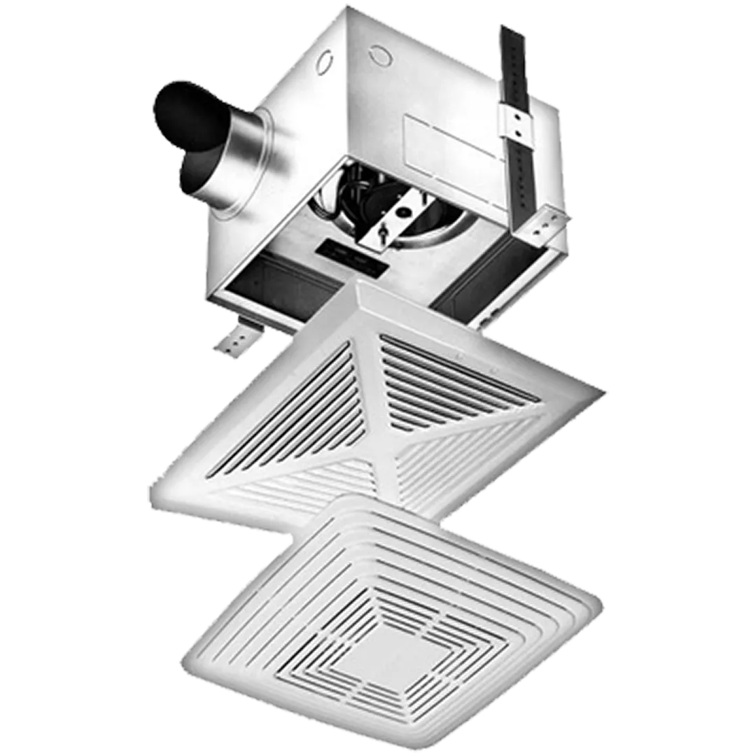 REVERSOMATIC REVERSOMATIC QB Series Bathroom Fan With Grille REVERSOMATIC REVERSOMATIC QB Series Bathroom Fan With Grille
