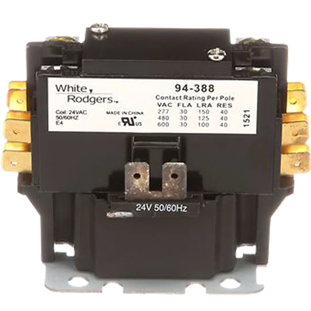 WHITE RODGERS WHITE RODGERS 1-1.5 Pole Definite Purpose Mechanical Contactor WHITE RODGERS WHITE RODGERS 1-1.5 Pole Definite Purpose Mechanical Contactor