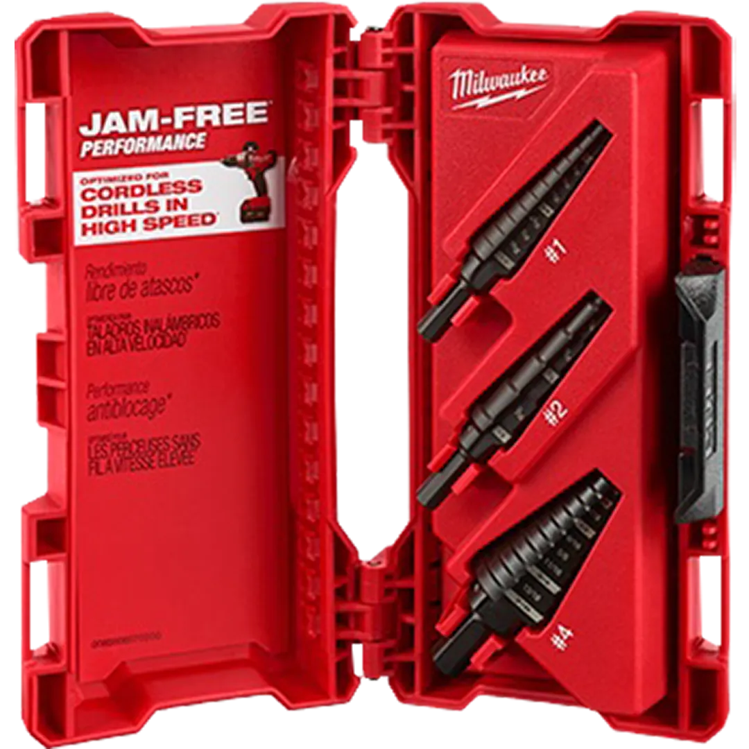 MILWAUKEE MILWAUKEE Step Drill Bit Set - 3 Pieces