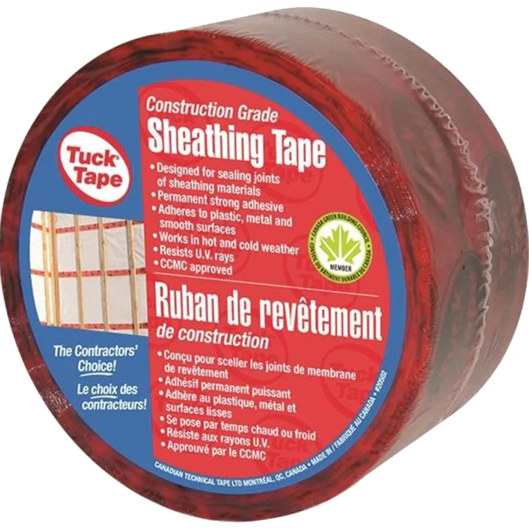 CANTECH TAPES CANTECH TAPES Tuck Tape Sheathing Construction Tape CANTECH TAPES CANTECH TAPES Tuck Tape Sheathing Construction Tape