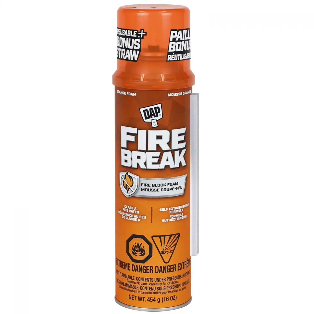DAP DAP FireBreak Flame Resistant Foam Sealant DAP DAP FireBreak Flame Resistant Foam Sealant