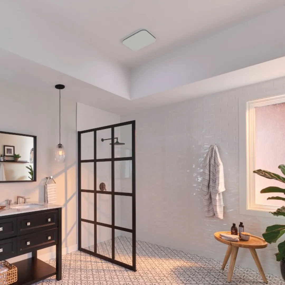 BROAN-NUTONE BROAN-NUTONE Flex Series Bathroom Fan With CleanCover Grille BROAN-NUTONE BROAN-NUTONE Flex Series Bathroom Fan With CleanCover Grille