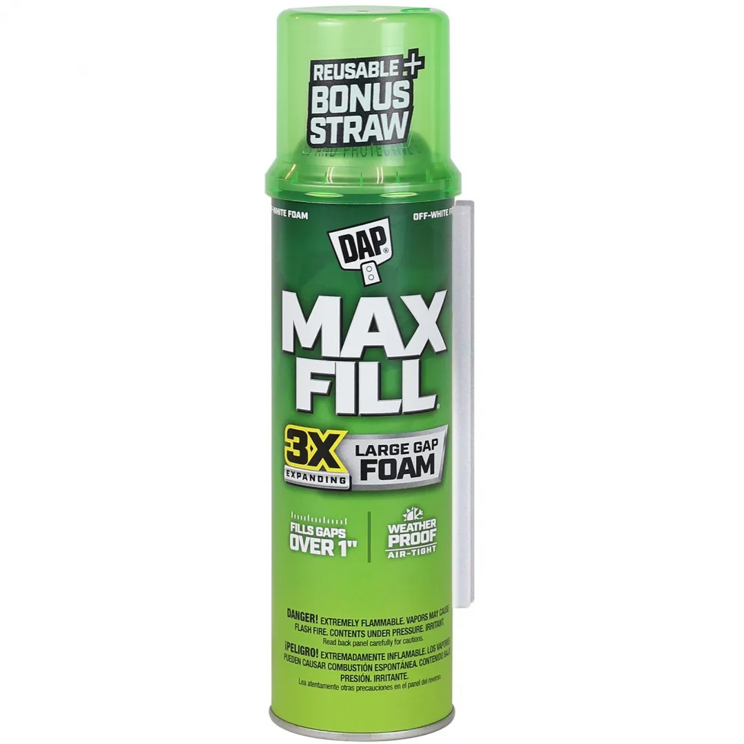 DAP DAP Max Fill Triple 3X Expanding Foam Sealant - Tan DAP DAP Max Fill Triple 3X Expanding Foam Sealant - Tan