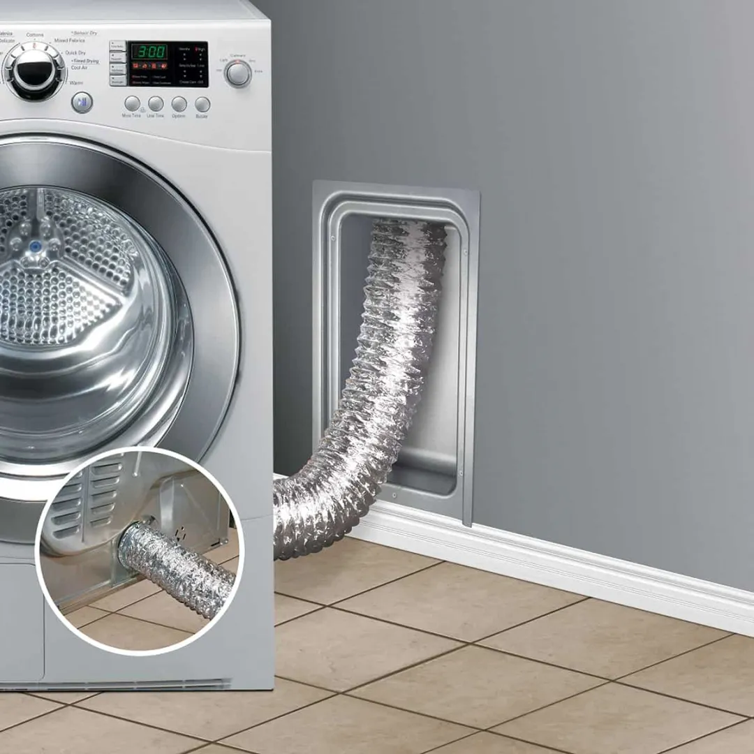 DUNDAS JAFINE DUNDAS JAFINE Metal Recessed Dryer Vent Box DUNDAS JAFINE DUNDAS JAFINE Metal Recessed Dryer Vent Box
