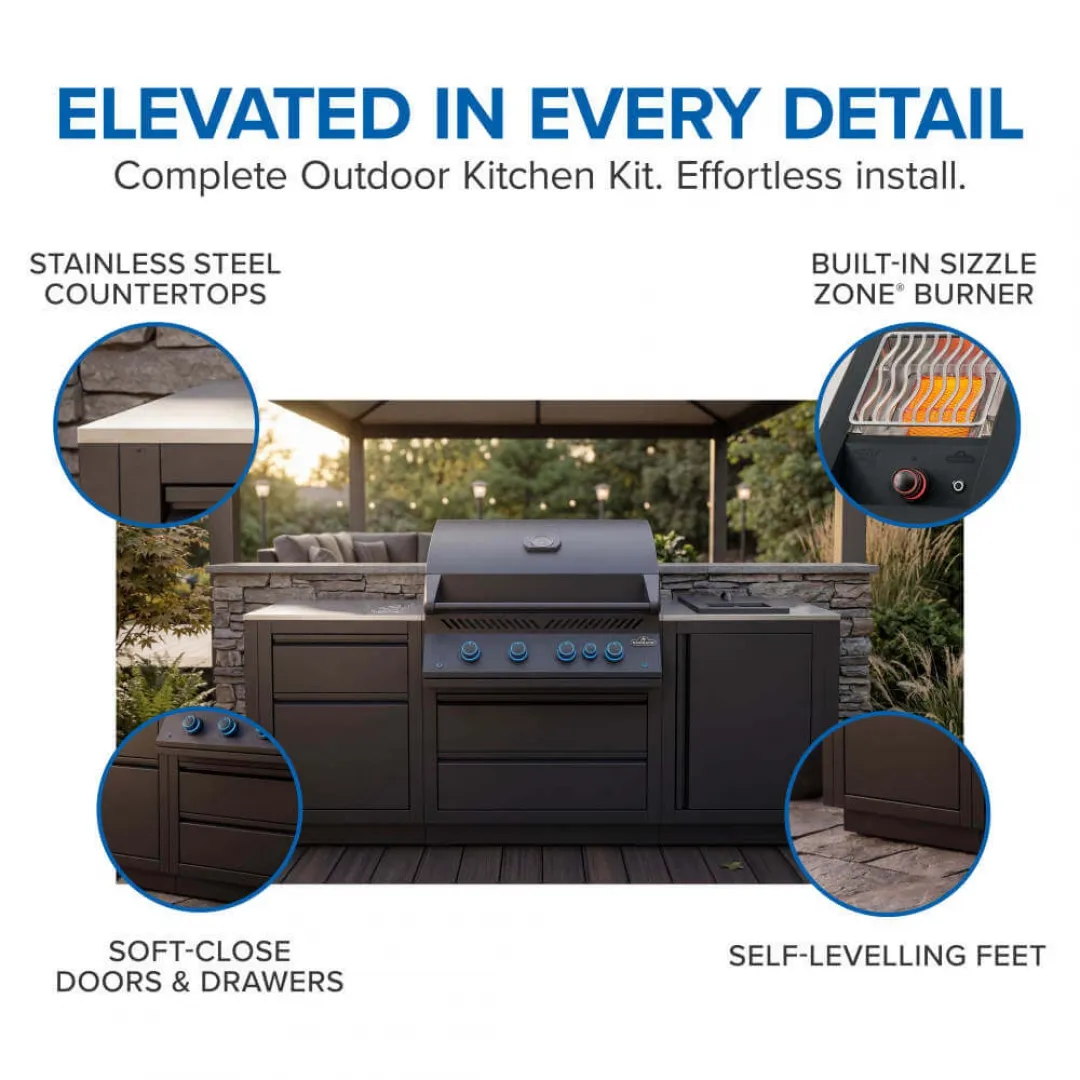 NAPOLEON Napoleon OASIS 001 Kitchen Set (Grill + Bott. & Side Cabinets+ SS Countertops) NAPOLEON Napoleon OASIS 001 Kitchen Set (Grill + Bott. & Side Cabinets+ SS Countertops)