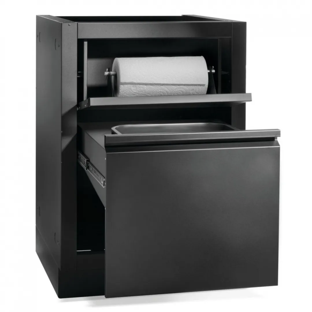 NAPOLEON NAPOLEON OASIS Waste Drawer Cabinet - Matte Black NAPOLEON NAPOLEON OASIS Waste Drawer Cabinet - Matte Black