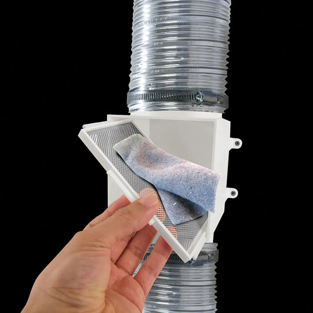DUNDAS JAFINE DUNDAS JAFINE ProClean Plastic Dryer Duct Lint Trap DUNDAS JAFINE DUNDAS JAFINE ProClean Plastic Dryer Duct Lint Trap