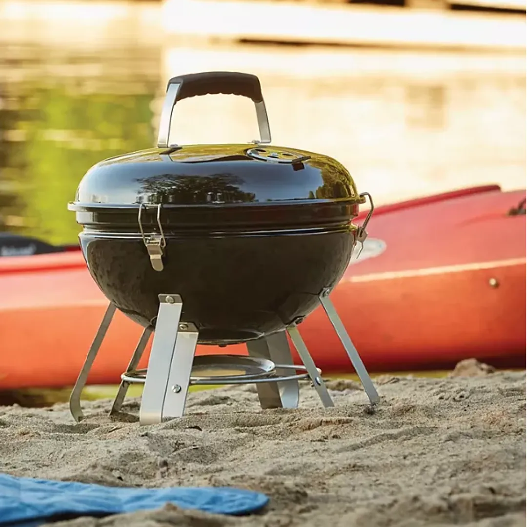 NAPOLEON NAPOLEON 14" Portable Charcoal Kettle BBQ Grill - Black NAPOLEON NAPOLEON 14" Portable Charcoal Kettle BBQ Grill - Black