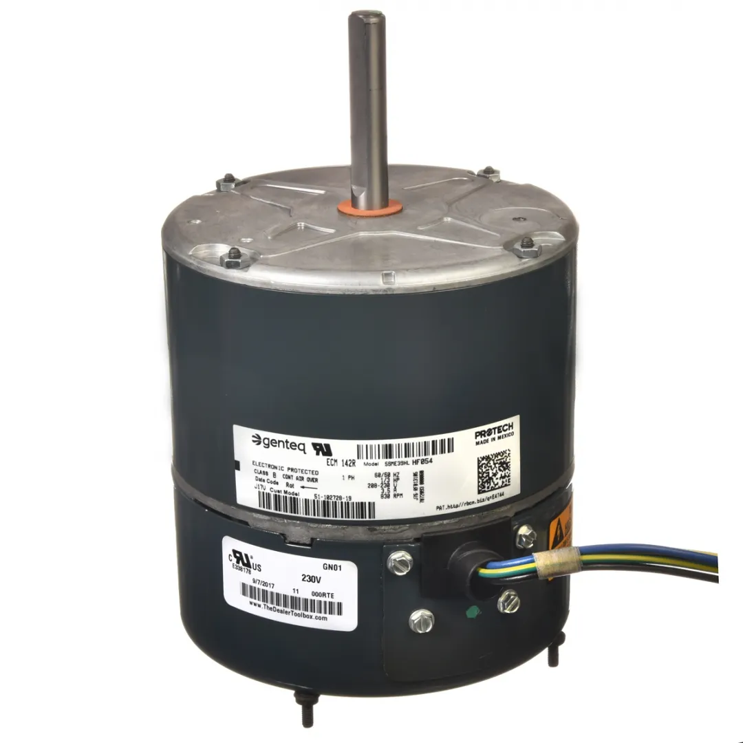 SURE COMFORT SURE COMFORT Variable Speed Direct Drive Condenser Fan Motor - ECM SURE COMFORT SURE COMFORT Variable Speed Direct Drive Condenser Fan Motor - ECM